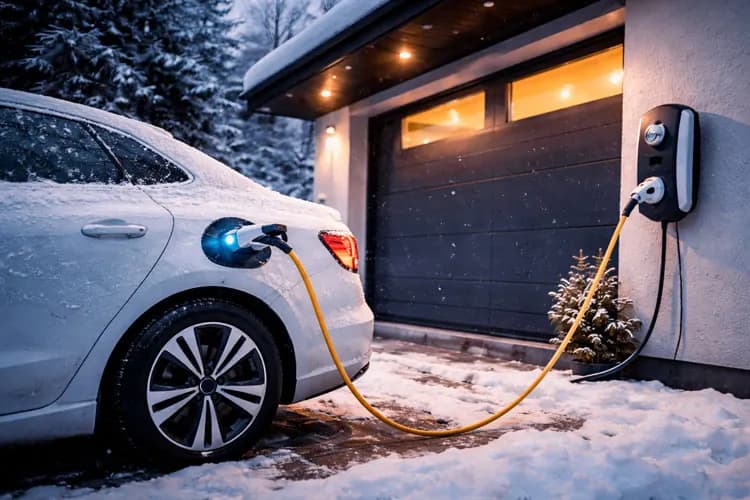 Elektroauto uzlāde ziemā: kā nepārmaksāt